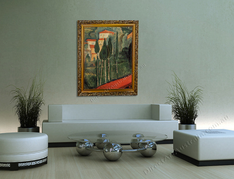 Landscape Southern France on the wall