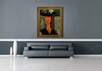 Madam Pompadour on the wall