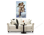 Cupid and Psyche as Children on the wall