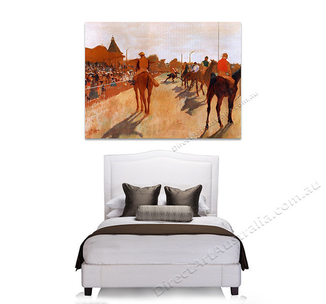Horses Before the Stands on the wall