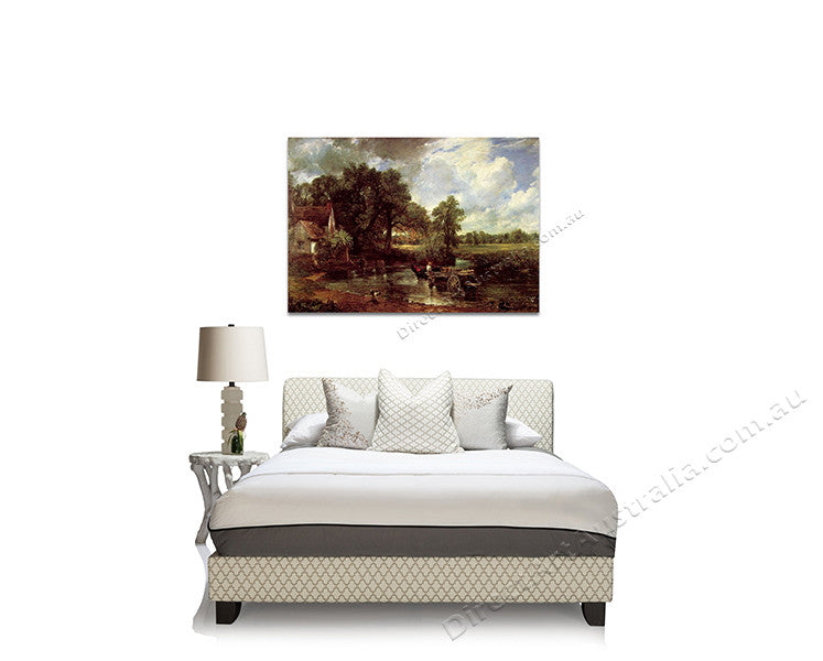 The Hay Wain on the wall