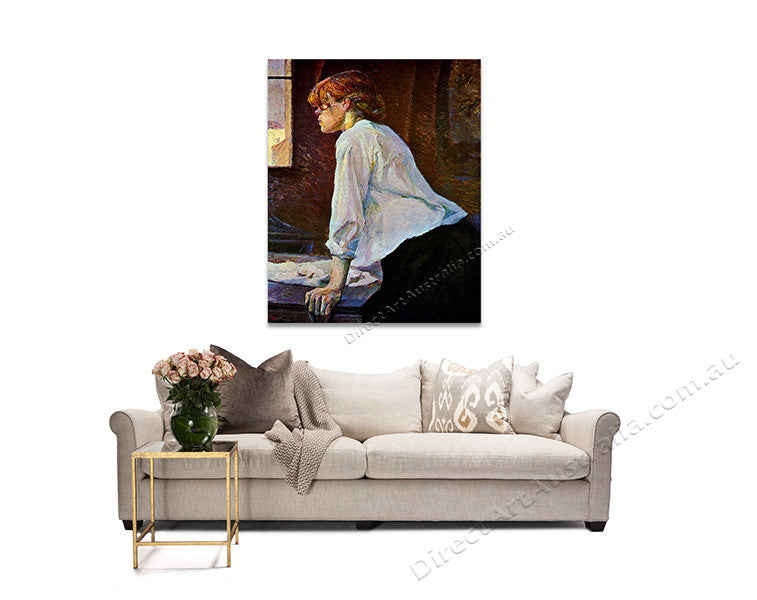 The Laundress on the wall