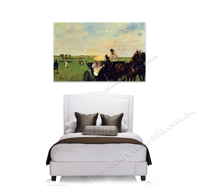 A Carriage at The Races on the wall