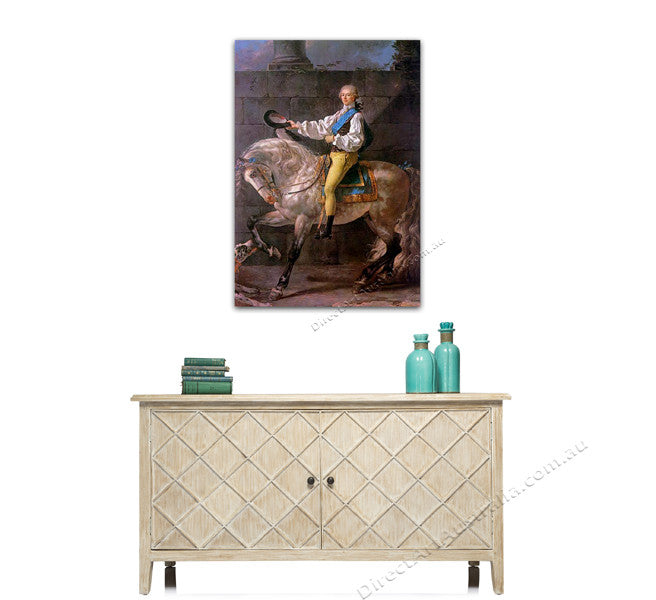 Count Potocki on the wall