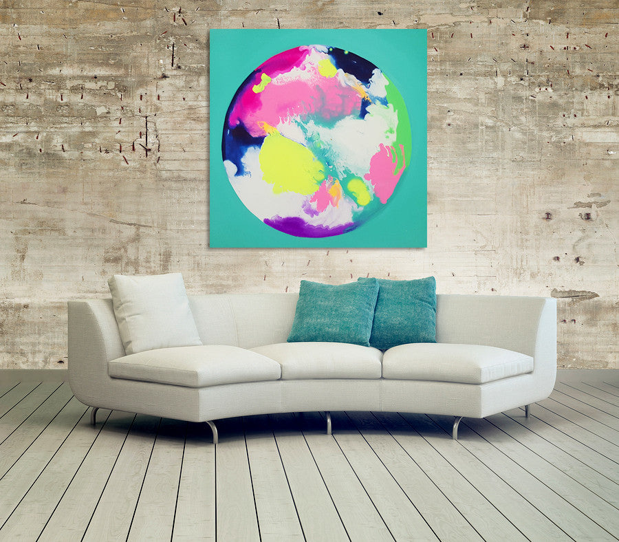 World of Colours on the wall