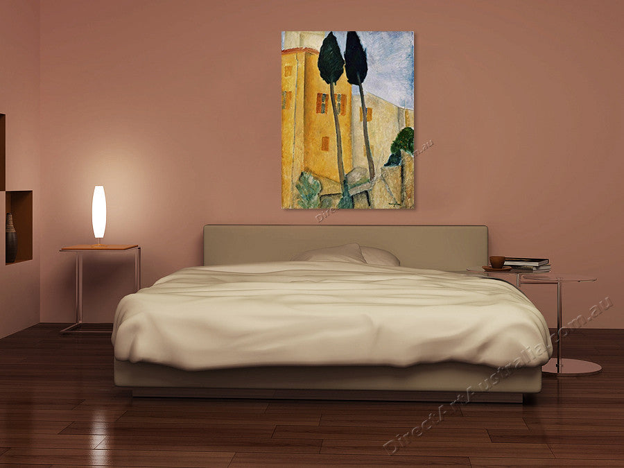 Cypress Trees on the wall