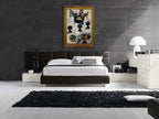 Still Life with Three Puppies on the wall