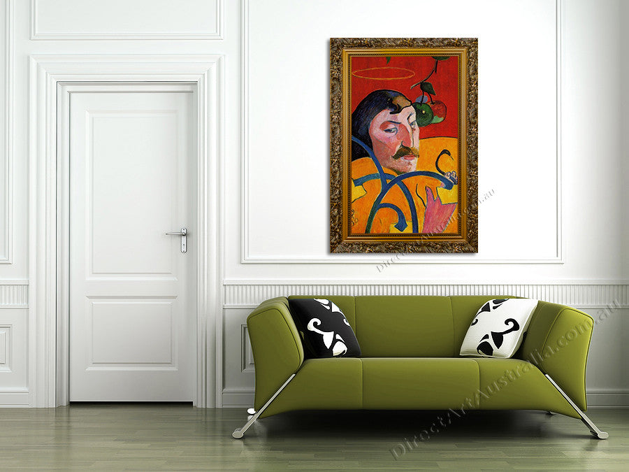 Self Portrait with the Halo on the wall