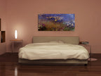 Purple Water Lilies on the wall