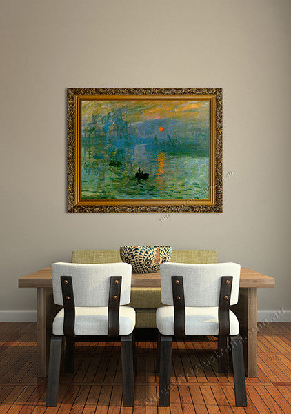 Impressionist Sunrise on the wall
