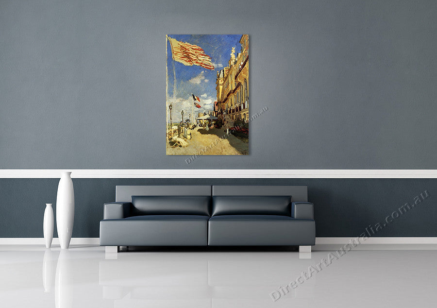 Hotel des Roches Noires on the wall
