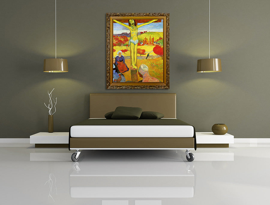 The Yellow Christ on the wall