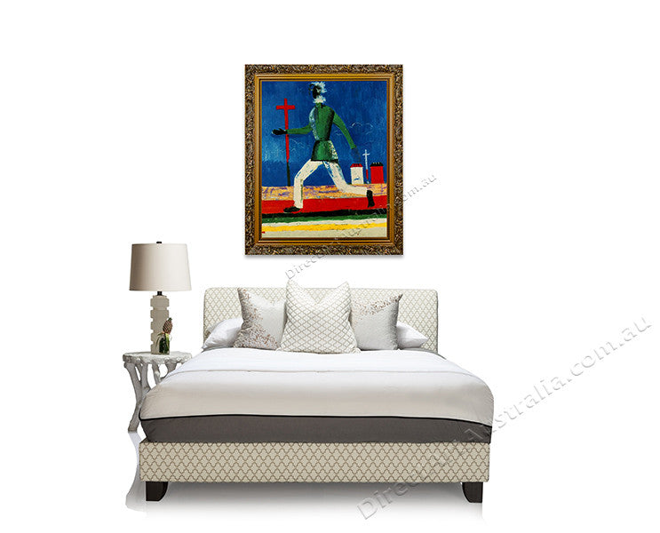 Running Man on the wall