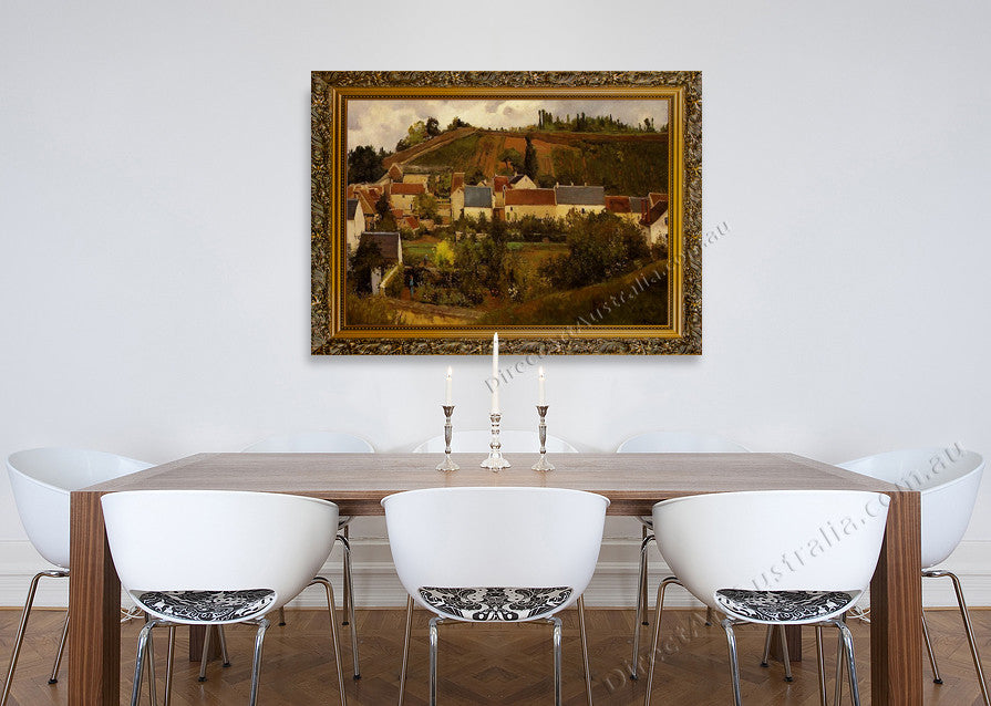 View of l'Hermitage Jallais Hills Pontoise on the wall