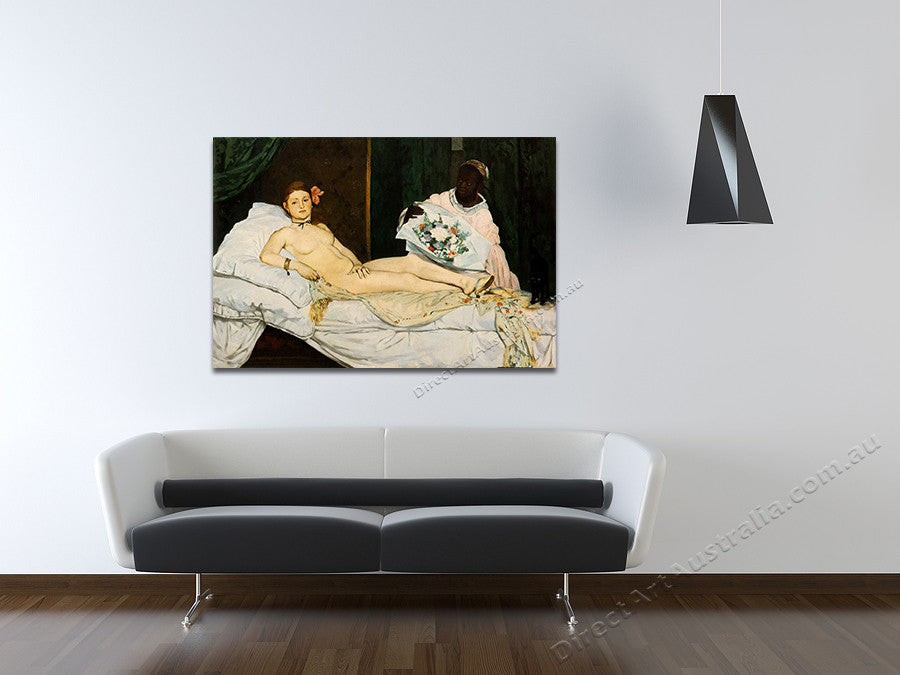 Olympia on the wall