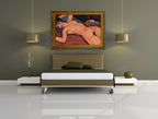 The Nude Sdraiato on the wall