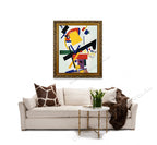 Suprematism on the wall