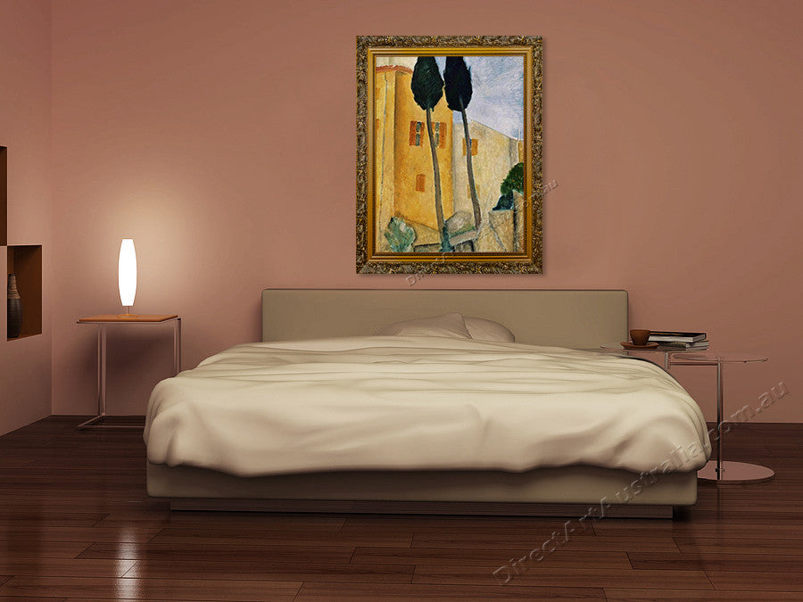 Cypress Trees on the wall