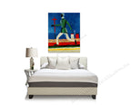 Running Man on the wall
