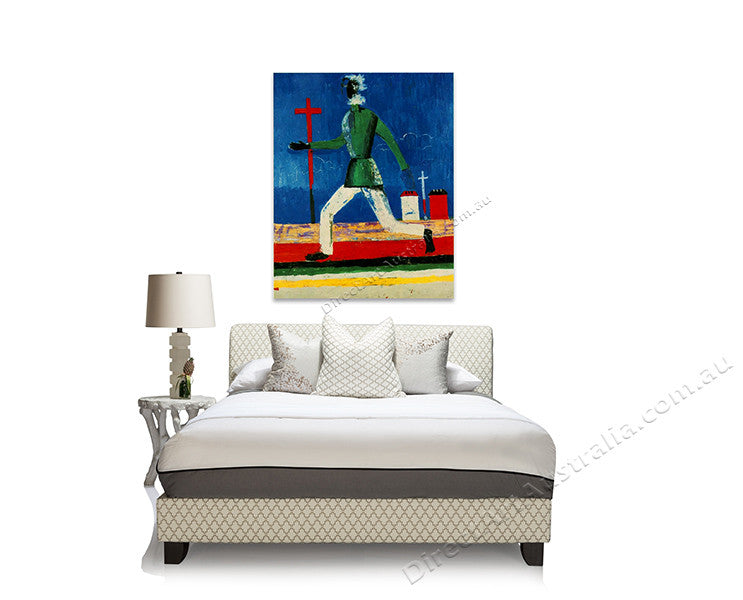 Running Man on the wall