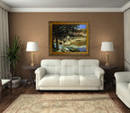 River Scene at Bennecourt on the wall