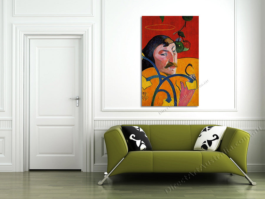 Self Portrait with the Halo on the wall