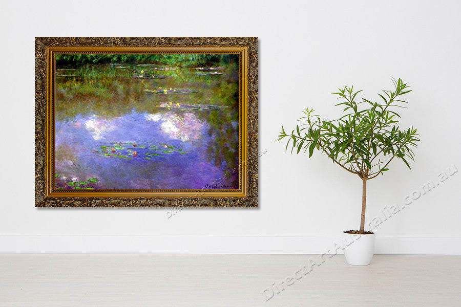 Water Lilies (The Clouds) on the wall