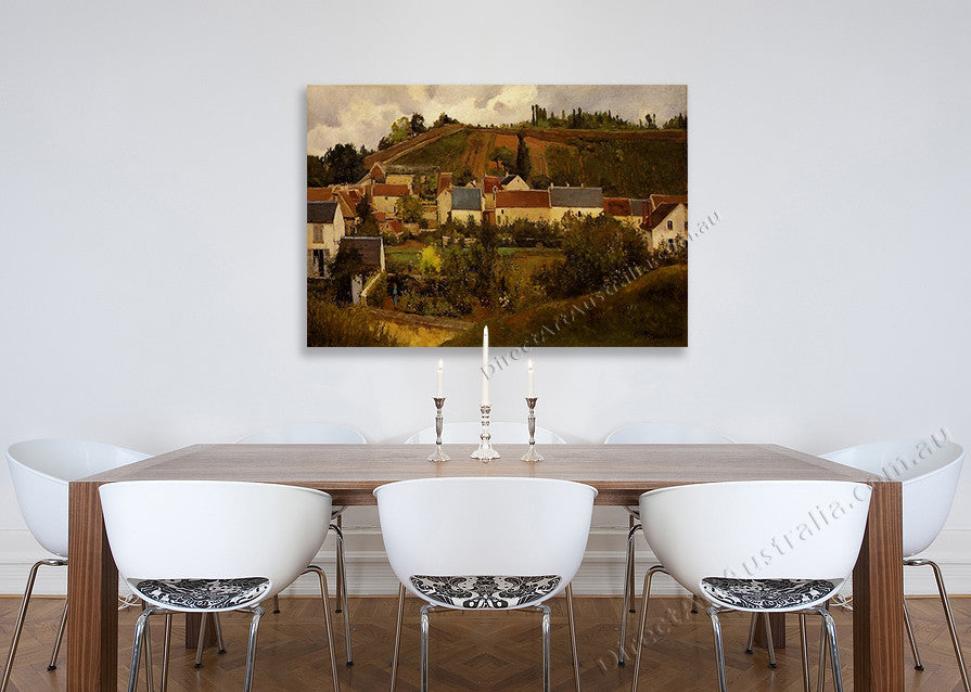 View of l'Hermitage Jallais Hills Pontoise on the wall
