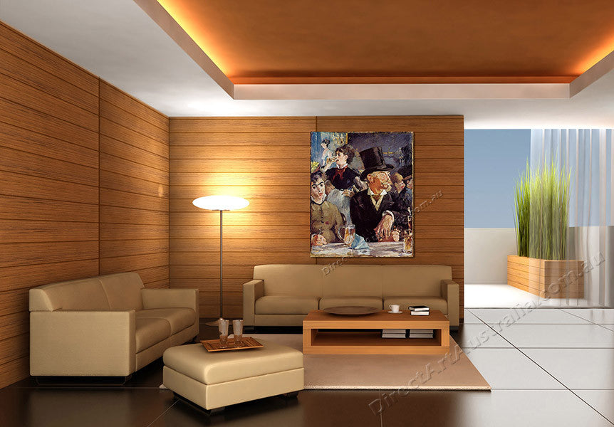 The Cafe Concert on the wall