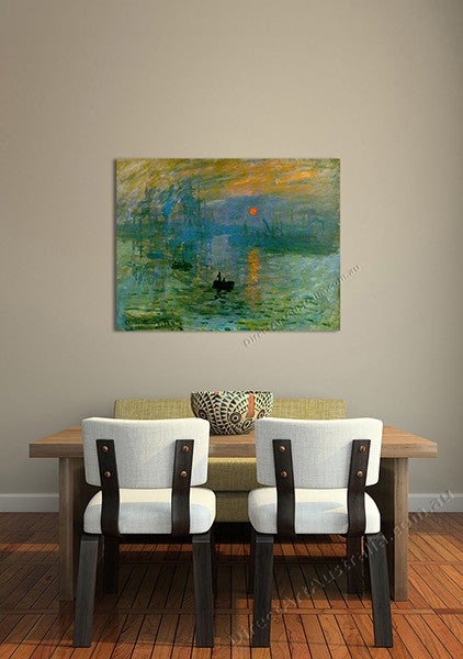 Impressionist Sunrise on the wall