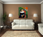 M.Loulou on the wall