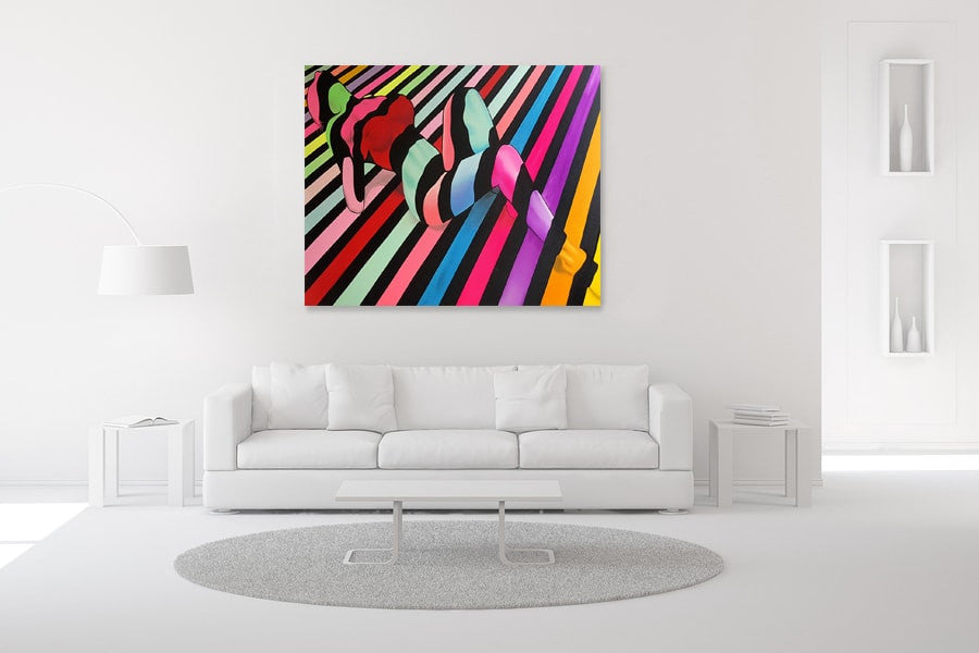 Blend on the wall