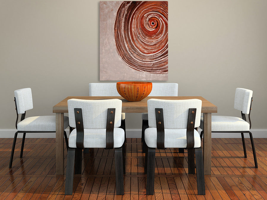Solitary Swirl on the wall