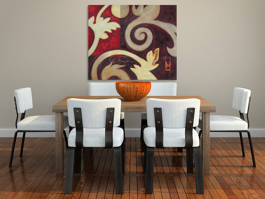 Spiral on the wall