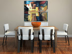 Cubist Art Painting on the wall