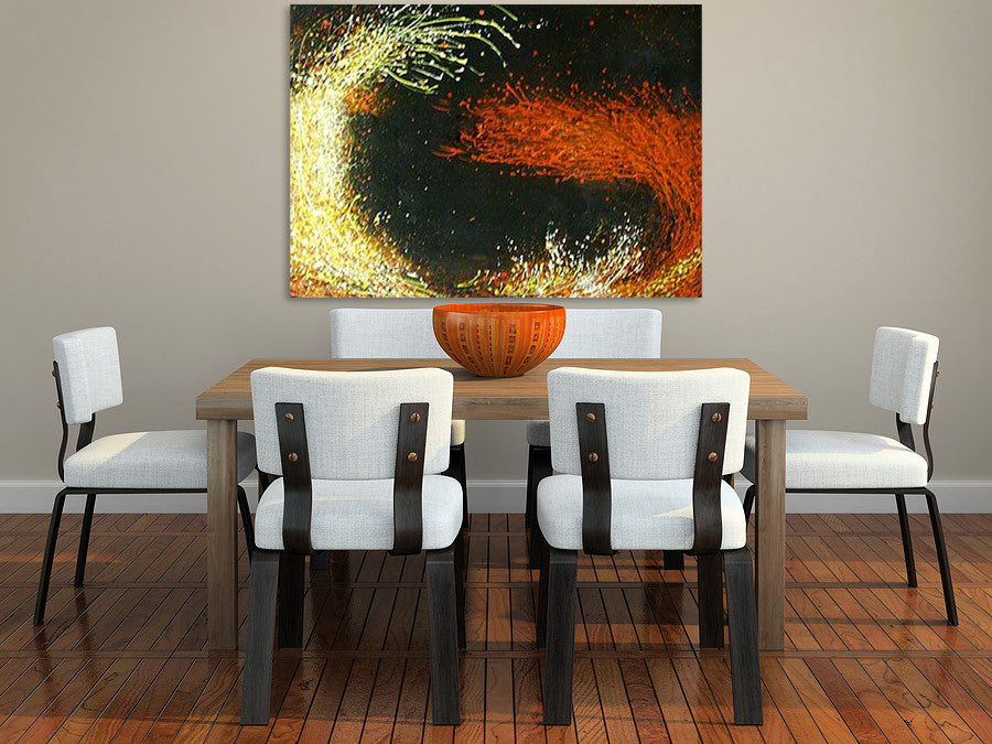 Dancing Blaze on the wall