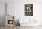 Rose of Life on the wall