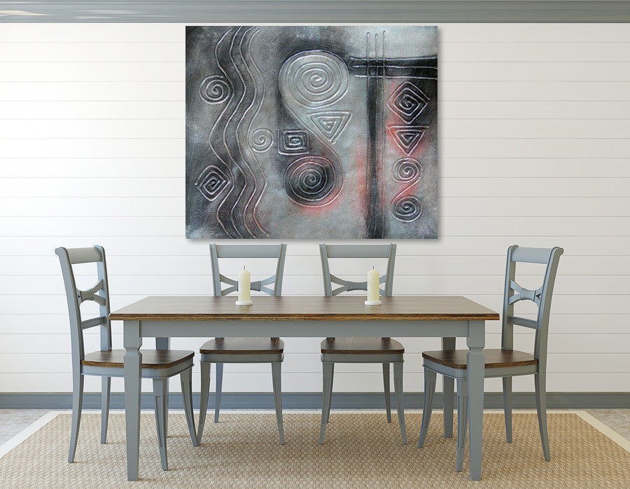 Swirls and Waves on the wall