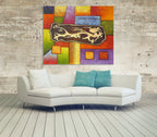 Captured Dragon on the wall