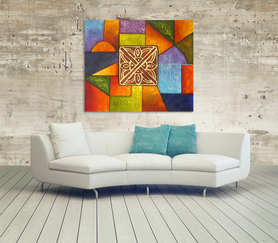 Oriental Illusion on the wall