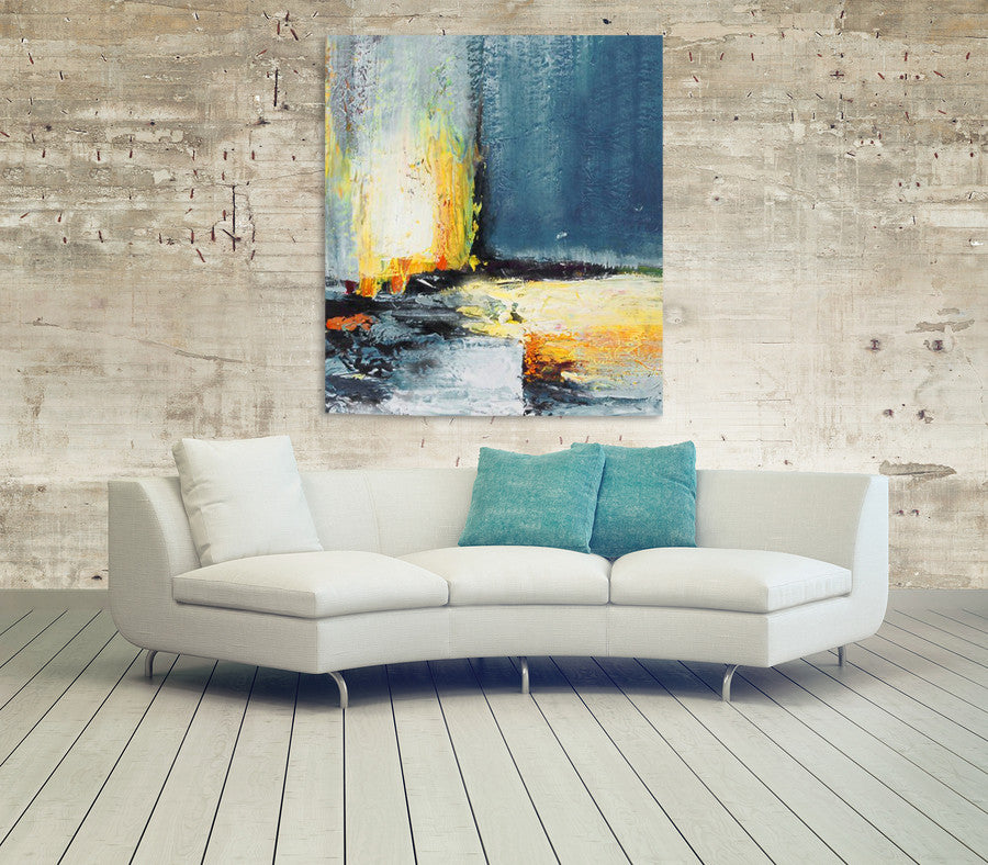 Forest Campfire on the wall