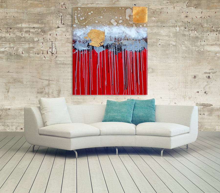 Splashes  on the wall