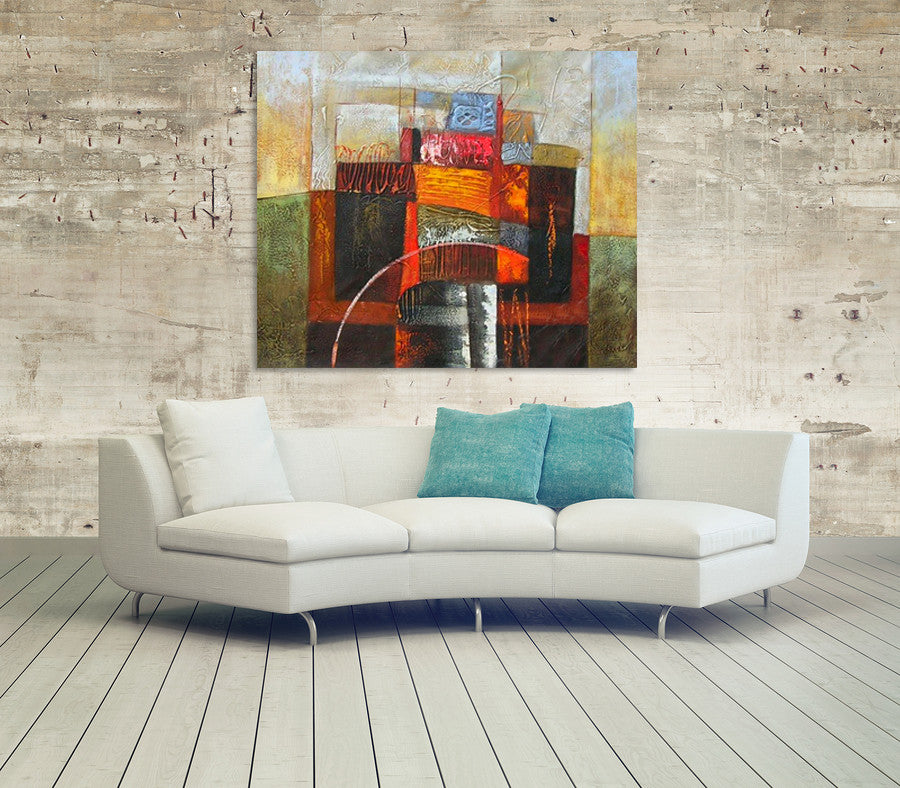 Layered Art on the wall