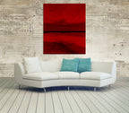 Red Horizon on the wall