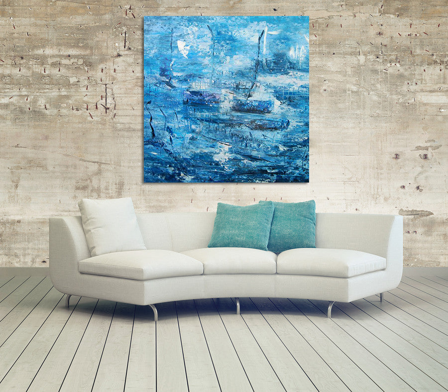 Big Blue Chaos on the wall