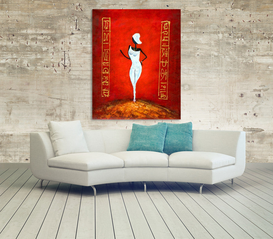 Black Diva Two on the wall