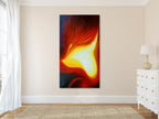 Belly of Light on the wall