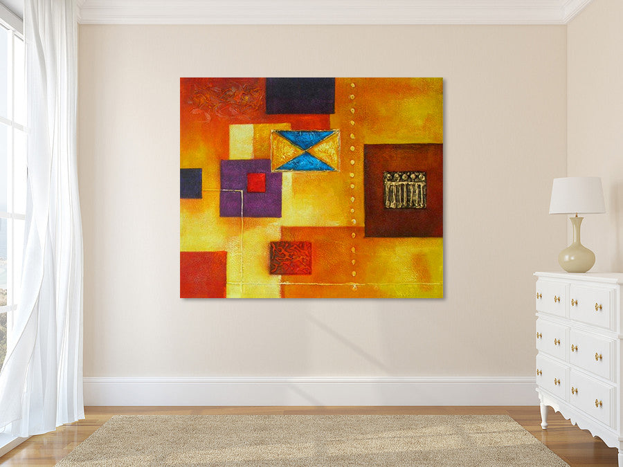 Vivid Hues on the wall
