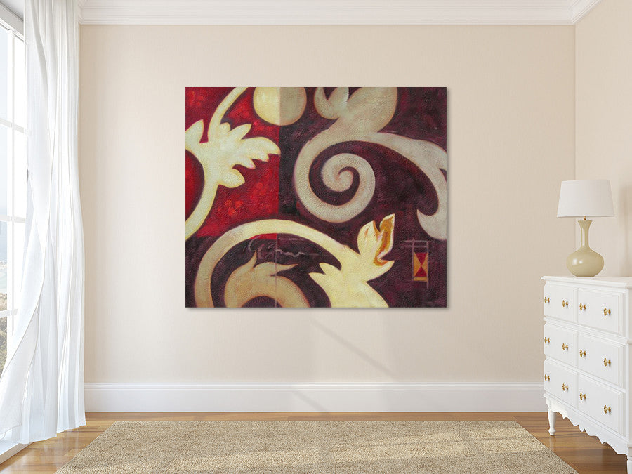 Spiral on the wall