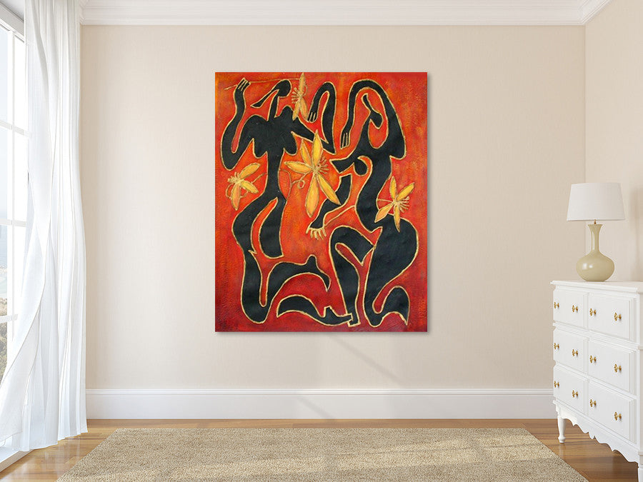 Sensual on the wall